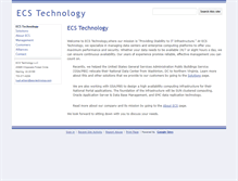 Tablet Screenshot of ecs-technology.com